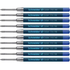 Schneider&reg; Slider 755 XB Blue Ballpoint Pen Refills, 10ct.
