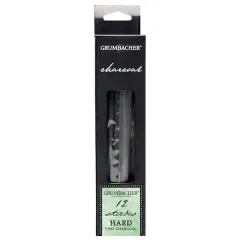 Grumbacher&reg; Hard Vine Charcoal, 12ct.