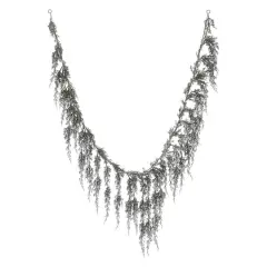 6ft. Black Glitter Cypress Garland by Ashland&reg;