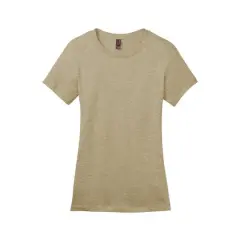 District&reg; Women's Perfect Weight&reg; Adult T-Shirt Heathered Latte