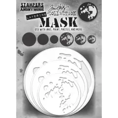Tim Holtz&reg; Stamper's Anonymous Moon Layering Mask Set