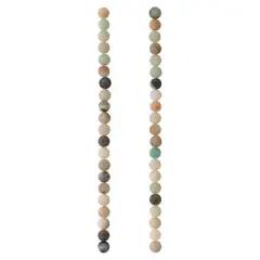 Matte Amazonite Round Beads, 6mm by Bead Landing&trade;