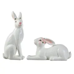 Glitzhome&reg; Easter Bunny Table D&eacute;cor Set