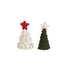 Hello Honey&reg; 4" Handmade Wool Felt Tree with Star Bottle Topper Set