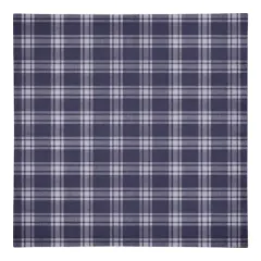 Navy Plaid 10" x 10" Poly Twill Napkin