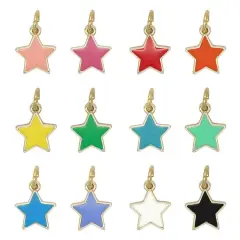Enamel Stars Charm Mix by Bead Landing&trade;