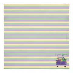 Truck Load Stripes Mardi Gras Cloth Napkin