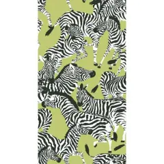 RoomMates Herd Together Peel & Stick Wallpaper Green