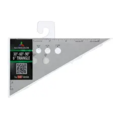 Alumicolor&reg; 30&ordm; & 60&ordm; Angles Triangle