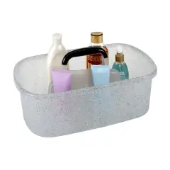 Simplify Gray Granite Look Shower Caddy