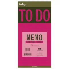 TF Publishing Pink Big To Do Memo Magnet Pad