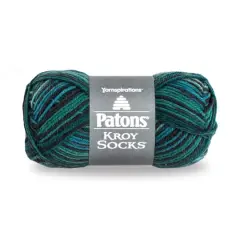 Patons&reg; Kroy Socks&trade; Yarn Turquoise Stripes
