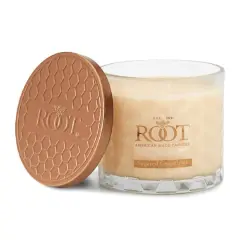 Root Candles Signature 3-Wick Honeycomb Beeswax Blend Jar Candle Sugared Grapefruit