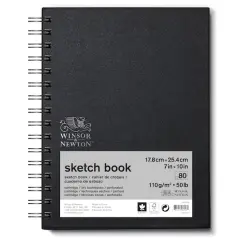 Winsor & Newton Sketch Book, Spiral-Bound, 7" x 10"