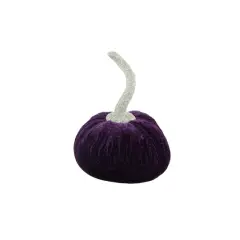 Flora Bunda&reg; 6" Purple Velvet Decorative Pumpkin