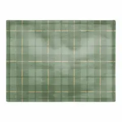 Green Plaid 14" x 18" Cotton Twill Placemat