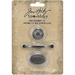 Idea-Ology Mini Metal Hardware Pulls 3/Pkg- 