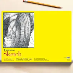 Strathmore&reg; 300 Series Sketch Paper Pad, 22" x 30"