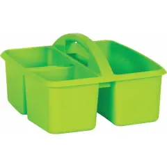 Teacher Created Resources Plastic Storage Caddy, 6ct. Lime