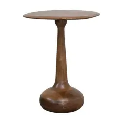 Hello Honey&reg; 21" Modern Sculptural Wood End Table