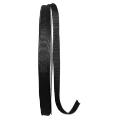 JAM Paper 3/8" Grosgrain Texture Ribbon Black