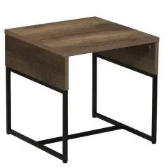 Household Essentials 18" Wrap End Table Ashwood