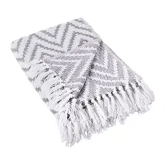 DII&reg; Gray Large Chevron Throw
