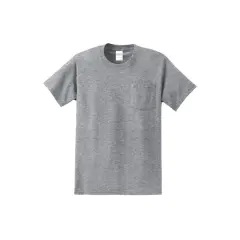 Port & Company&reg; Essential Pocket T-Shirt Athletic Heather