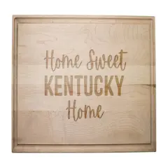 Home Sweet State Home 17" x 11" Maple Cutting Board Kentucky