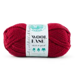 Lion Brand&reg; Wool-Ease&reg; Thick & Quick&reg; Solid Yarn Cranberry