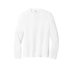 Port & Company&reg; Fan Favorite&trade; Long Sleeve Blend T-Shirt White
