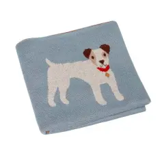 Hello Honey&reg; Dog Prints Cotton Knit Baby Blanket