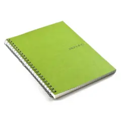 Fabriano&reg; EcoQua Lime Spiral Blank Notebook, 5.83" x 8.27"