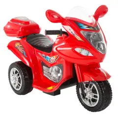 Toy Time Red Ride-On 3 Wheel Motorcycle
