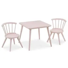 Delta Children Windsor Table & 2 Chairs Set Blush Pink