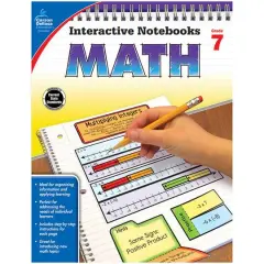Carson Dellosa&reg; Interactive Notebooks: Math Resource Book, Grade 7