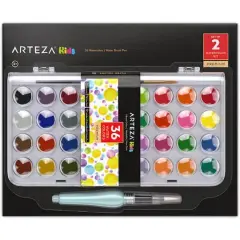 Arteza&reg; Kids Watercolor Kit, 36 Assorted Colors