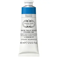 Charbonnel Etching Ink, 60mL Ocean Blue