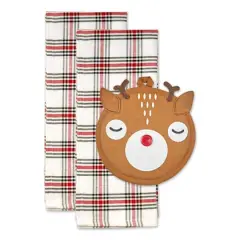 DII&reg; Rudy Reindeer Potholder Gift Set