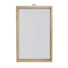 11" x 17" White Plaque with Unfinished Frame by Make Market&reg;