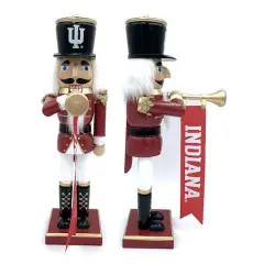 14" College Bugler Nutcracker Indiana