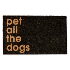 Pet All The Dogs 30" x 18" Door Mat
