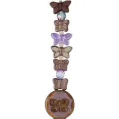 Purple Czech Glass Butterfly Bead Mix by Bead Landing&trade;