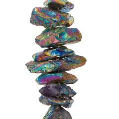 Aurora Borealis Hematite Spike Beads by Bead Landing&trade;