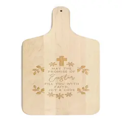 The Promise of Easter 8" x 17" Maple Paddle Cutting Board