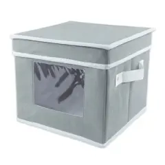 DII&reg; Gray Salad Plate Dish Storage Container