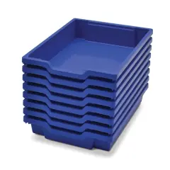 Gratnells Shallow F1 Tray, 8ct. Royal Blue