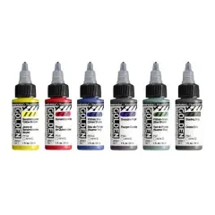 Golden&reg; High Flow Acrylic 6 Color Airbrush Paint Set