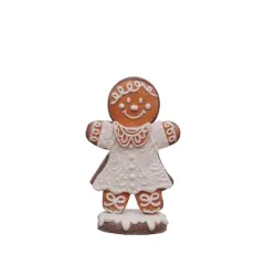 5" Frosted Gingerbread Cookie in Dress Clay Tabletop D&eacute;cor by Ashland&reg;