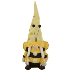 17" Black & Yellow Bumblebee Girl Springtime Gnome